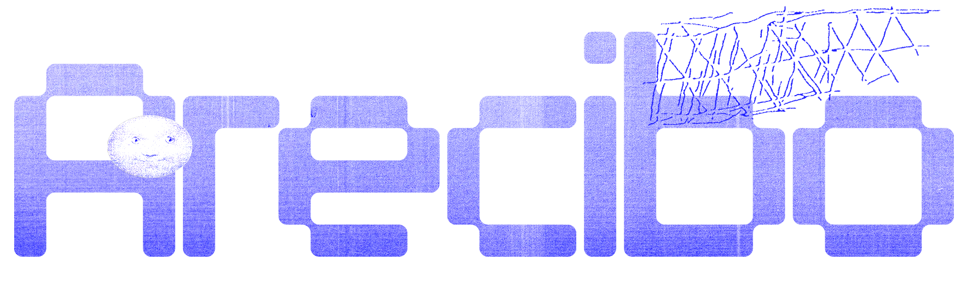 Header image and logo for Arecibo brand design studio